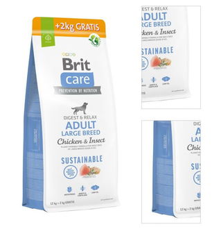 Brit Care dog Sust. adult large hmyz a kura 12+2 kg 3