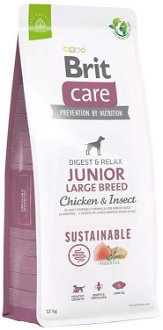 Brit Care Dog Sustainable Junior Large Breed  - 4x3kg
