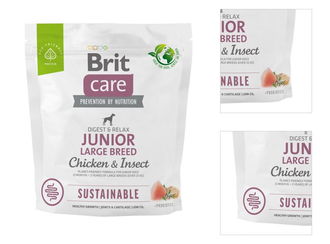 Brit Care granule Dog Sustainable Junior Large Breed 1kg 3