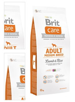 Brit Care granuly Adult Medium Breed jahňa a ryža 12 kg 4