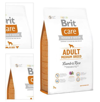 Brit Care granuly Adult Medium Breed jahňa ryža 3 kg 4