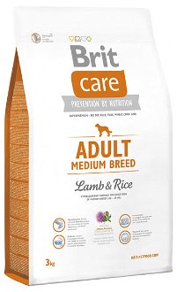 Brit Care granuly Adult Medium Breed jahňa ryža 3 kg