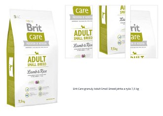 Brit Care granuly Adult Small Breed jahňa a ryža 7,5 kg 1