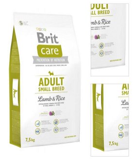 Brit Care granuly Adult Small Breed jahňa a ryža 7,5 kg 3
