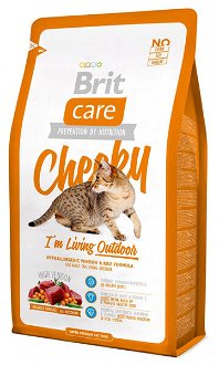 Brit Care granuly Cat Cheeky I'm Living Outdoor zverina 400g