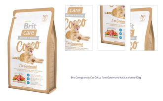 Brit Care granuly Cat Cocco I`am Gourmand kačica a losos 400g 1