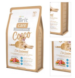 Brit Care granuly Cat Cocco I`am Gourmand kačica a losos 400g 3