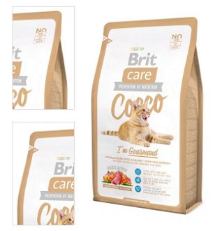 Brit Care granuly Cat Cocco I`am Gourmand kačica a losos 400g 4