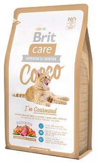 Brit Care granuly Cat Cocco I`am Gourmand kačica a losos 400g 2