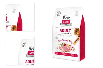Brit Care granuly Cat Grain-Free Adult Activity Support kura a morka 0,4 kg 4