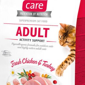 Brit Care granuly Cat Grain-Free Adult Activity Support kura a morka 0,4 kg 5