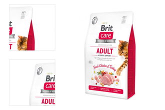 Brit Care granuly Cat Grain-Free Adult Activity Support kura a morka 2 kg 4