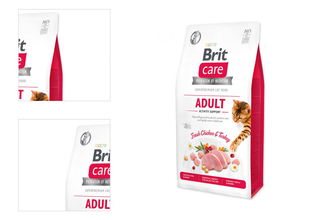 Brit Care granuly Cat Grain-Free Adult Activity Support kura a morka 7 kg 4