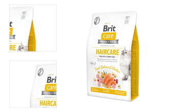 Brit Care granuly Cat Grain-Free Haircare Healthy & Shiny  Coat losos a kura 2 kg 4