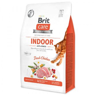 Brit Care granuly Cat Grain-Free Indoor Anti-stress kura 0,4 kg