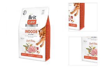 Brit Care granuly Cat Grain-Free Indoor Anti-stress kura 2 kg 3