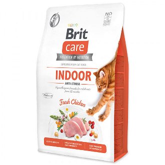 Brit Care granuly Cat Grain-Free Indoor Anti-stress kura 2 kg 2