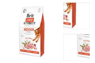 Brit Care granuly Cat Grain-Free Indoor Anti-stress kura 7 kg 3