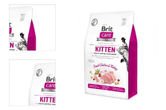 Brit Care granuly Cat Grain-Free Kitten Healthy Growth & Development kura a morka 0,4 kg 4