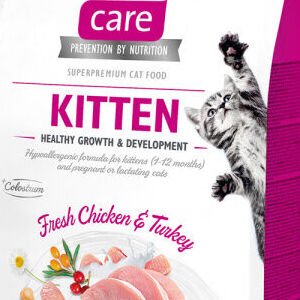 Brit Care granuly Cat Grain-Free Kitten Healthy Growth & Development kura a morka 0,4 kg 5