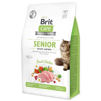 Brit Care granuly Cat Grain-Free Senior Weight Control kura 0,4 kg 2