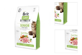 Brit Care granuly Cat Grain-Free Senior Weight Control kura 2 kg 3
