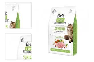 Brit Care granuly Cat Grain-Free Senior Weight Control kura 2 kg 4