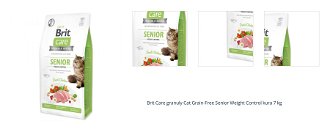 Brit Care granuly Cat Grain-Free Senior Weight Control kura 7 kg 1