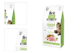 Brit Care granuly Cat Grain-Free Senior Weight Control kura 7 kg 4