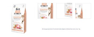 Brit Care granuly Cat Grain-Free Sensitive Healthy Digestion & Delicate Taste morka a losos 7 kg 1