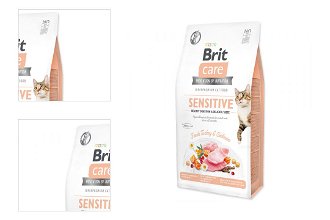 Brit Care granuly Cat Grain-Free Sensitive Healthy Digestion & Delicate Taste morka a losos 7 kg 4