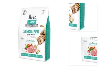 Brit Care granuly Cat Grain-Free Sterilized Urinary Health kura 2 kg 3