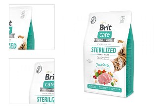 Brit Care granuly Cat Grain-Free Sterilized Urinary Health kura 2 kg 4