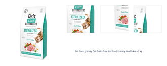 Brit Care granuly Cat Grain-Free Sterilized Urinary Health kura 7 kg 1