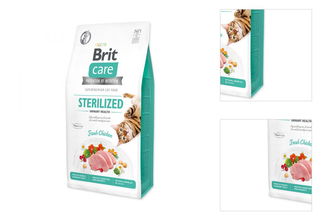 Brit Care granuly Cat Grain-Free Sterilized Urinary Health kura 7 kg 3