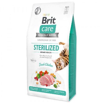 Brit Care granuly Cat Grain-Free Sterilized Urinary Health kura 7 kg
