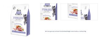Brit Care granuly Cat Grain-Free Sterilized Weight Control kačica a morka 0,4 kg 1