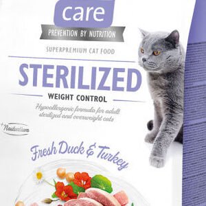 Brit Care granuly Cat Grain-Free Sterilized Weight Control kačica a morka 0,4 kg 5