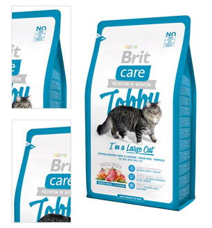 Brit Care granuly Cat Tobby I am a Large Cat kačica a kura 2kg 4