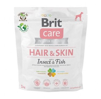 Brit Care granuly Dog Hair & Skin ryba a proteíny z hmyzu 1kg