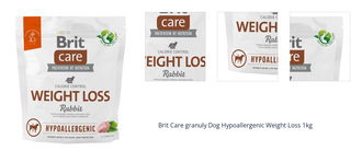 Brit Care granuly Dog Hypoallergenic Weight Loss 1kg 1