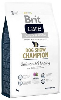 Brit Care granuly Dog Show Champion losos a sleď 3kg