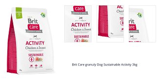 Brit Care granuly Dog Sustainable Activity 3kg 1