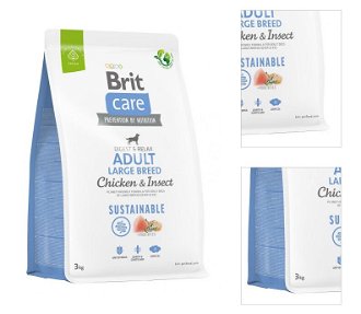 Brit Care granuly Dog Sustainable Adult Large Breed 3kg 3
