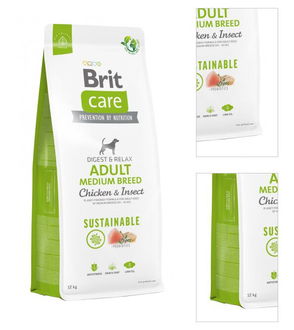 Brit Care granuly Dog Sustainable Adult Medium Breed 12kg 3