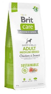Brit Care granuly Dog Sustainable Adult Medium Breed 12kg