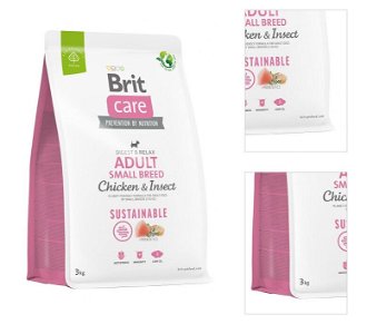 Brit Care granuly Dog Sustainable Adult Small Breed 3kg 3
