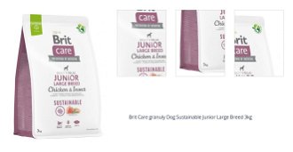 Brit Care granuly Dog Sustainable Junior Large Breed 3kg 1
