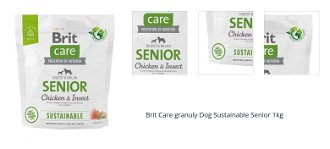 Brit Care granuly Dog Sustainable Senior 1kg 1
