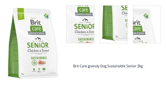Brit Care granuly Dog Sustainable Senior 3kg 1